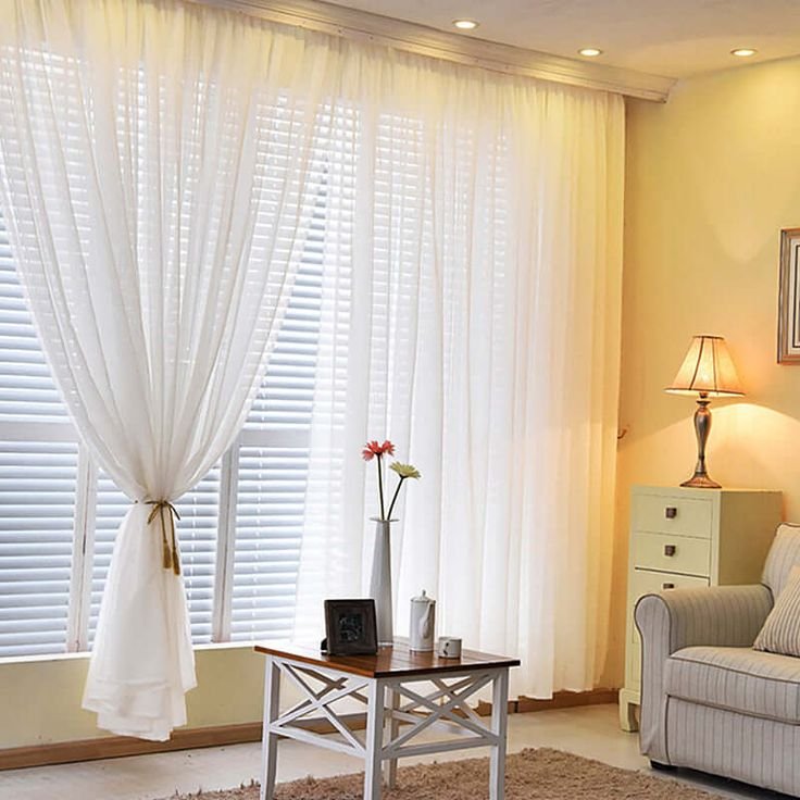 sheer window curtains