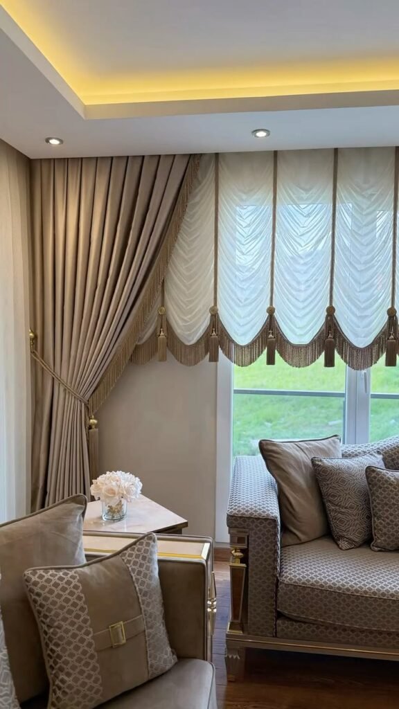 French pleat s-fold curtains