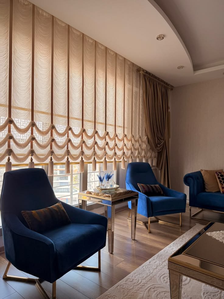French pleat sheer curtains