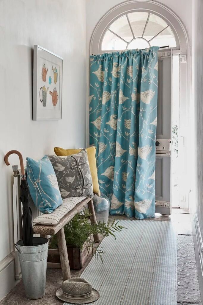 green door curtains