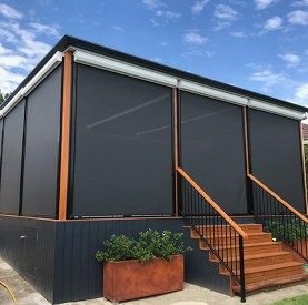 Ziptrak outdoor blinds