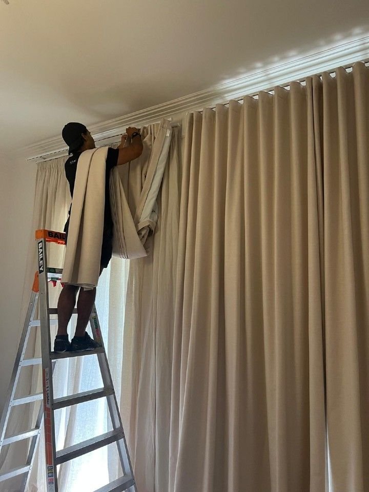 Stylish Beige Curtains for Homes, Offices, and Commercial Spaces