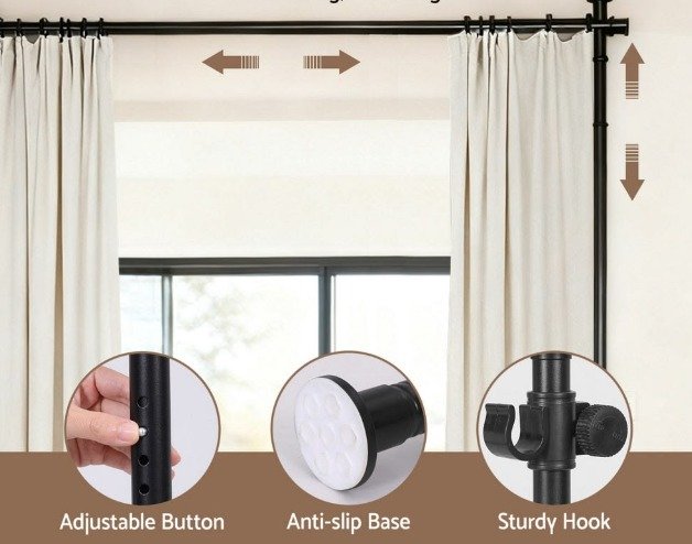 How Do You Find the Ideal Curtain Rod Height and Width? 