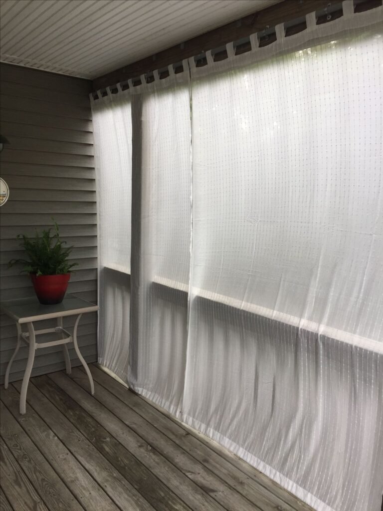 Custom White Curtains
