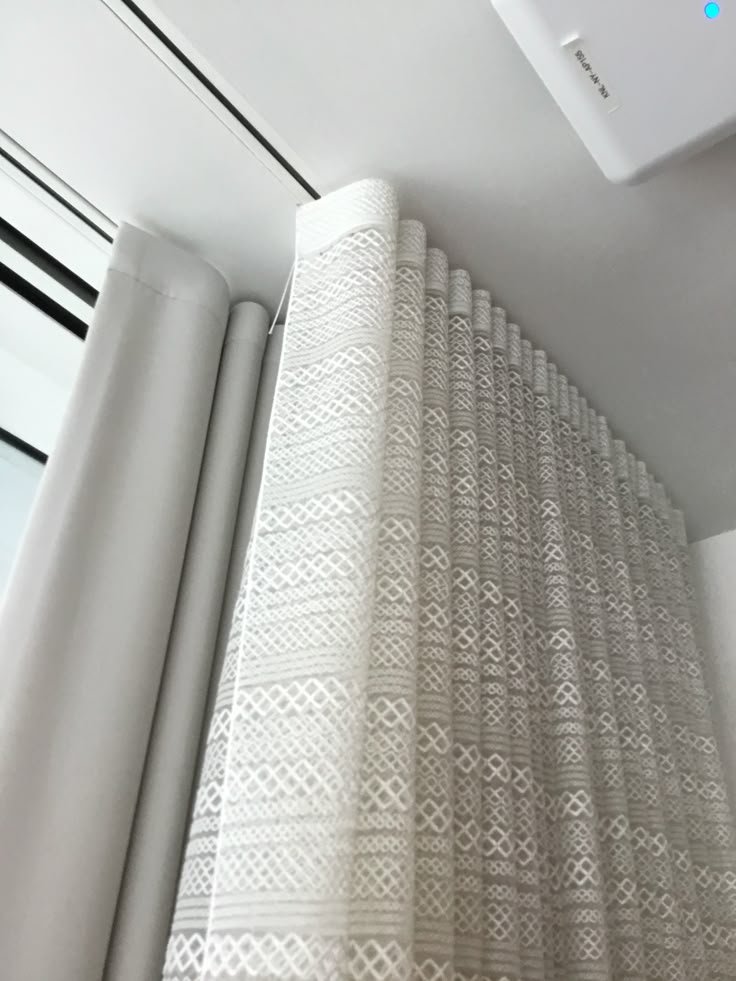 heavy duty double curtain rail
