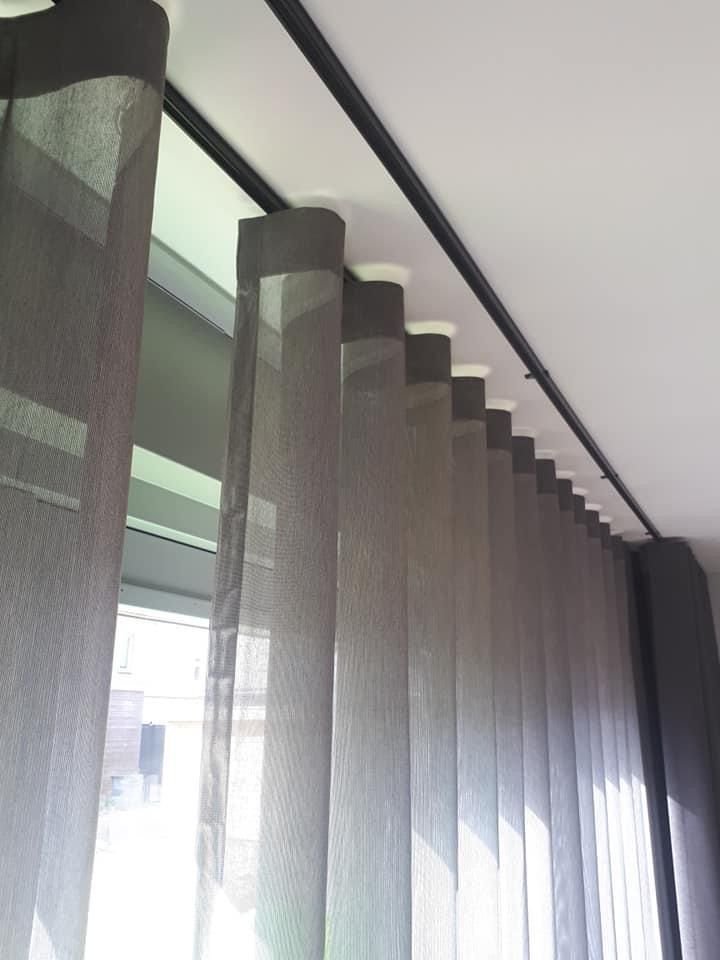 double curtain rail
