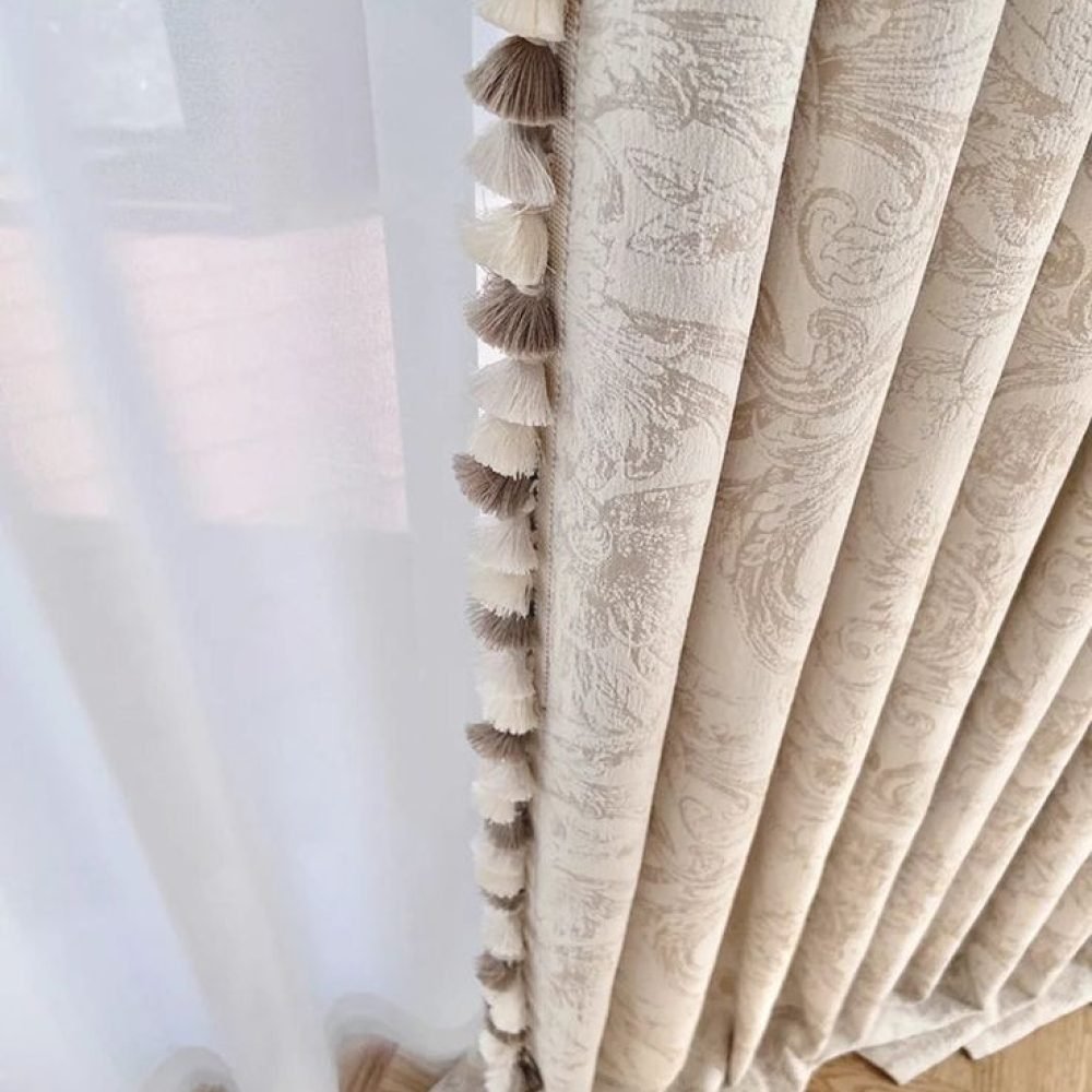 Custom-made Beige Curtains in Johor Bahru